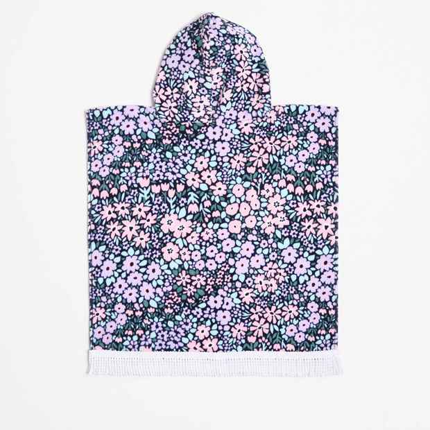 Kids Daisy Hooded Beach Towel