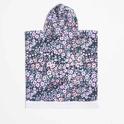 Kids Daisy Hooded Beach Towel