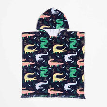 Kids Crocodile Hooded Beach Towel