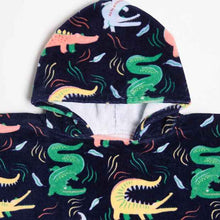 Kids Crocodile Hooded Beach Towel