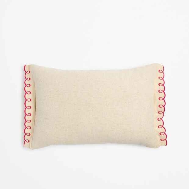 Geena Embroidered Flange Cushion