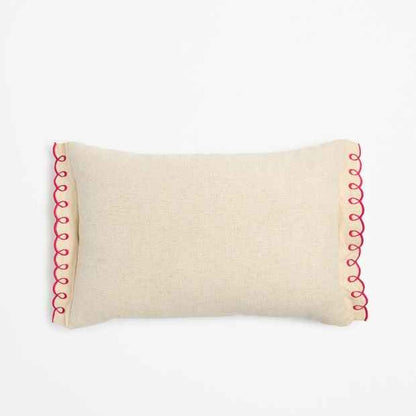 Geena Embroidered Flange Cushion