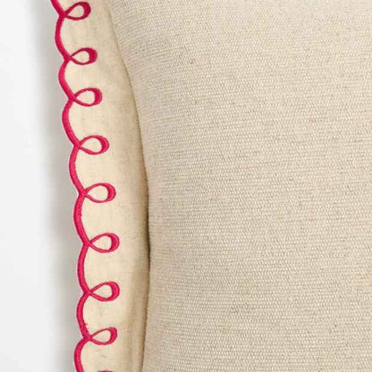 Geena Embroidered Flange Cushion