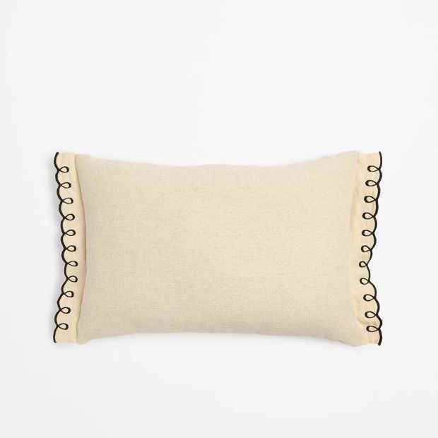 Geena Embroidered Flange Cushion