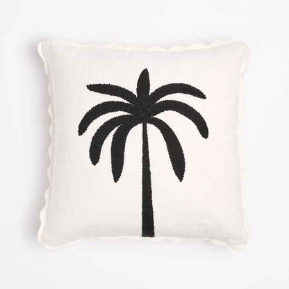 Havanna Palm Tree Embroidered Cushion