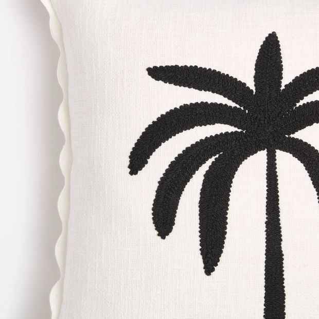 Havanna Palm Tree Embroidered Cushion