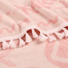 Australian Cotton Kids Beach Towel -Mermaid Beach Pink