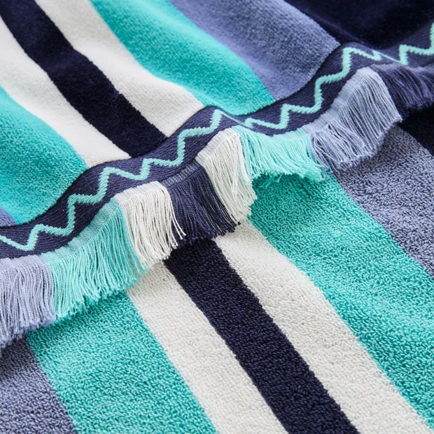 Variegated Stripe Beach Towel