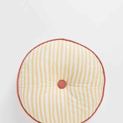 Alora Stripe Round Cushion