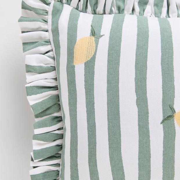 Letty Lemon Emboidered Breakfast Cushion