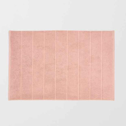 Laynie Australian Cotton Textured Bath Mat - Blush