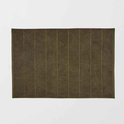 Laynie Australian Cotton Textured Bath Mat - Moss