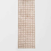 Diamond Bath Runner - Natural