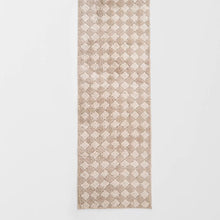 Diamond Bath Runner - Natural