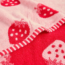 Kids Australian Cotton Strawberry Milk Bath Towel