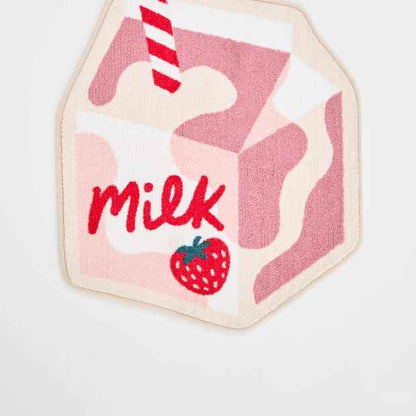 Kids Strawberry Milk Bath Mat