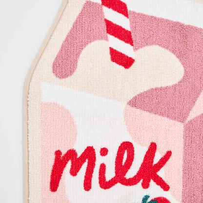Kids Strawberry Milk Bath Mat