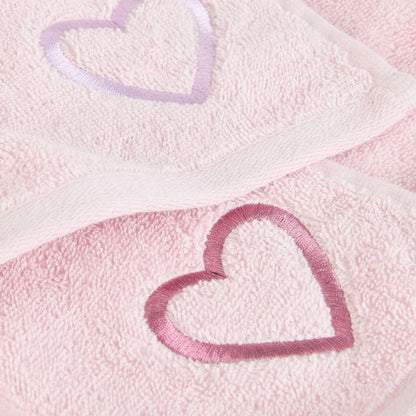 Millie Hearts Australian Cotton 2 Pack Face Washer