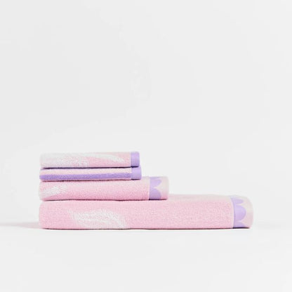Kids Unicorn Australian Cotton Bath Towel - Pale Lilac