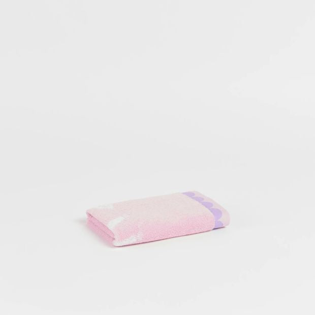 Kids Unicorn Australian Cotton Hand Towel - Pale Lilac