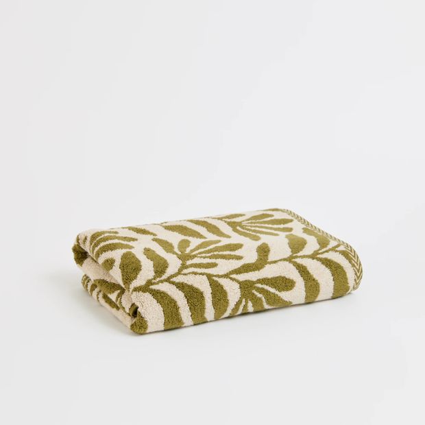 Botanica Australian Cotton Textured Bath Towel - Avocado
