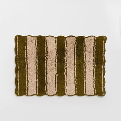 Botanica Textured Bath Mat - Avocado