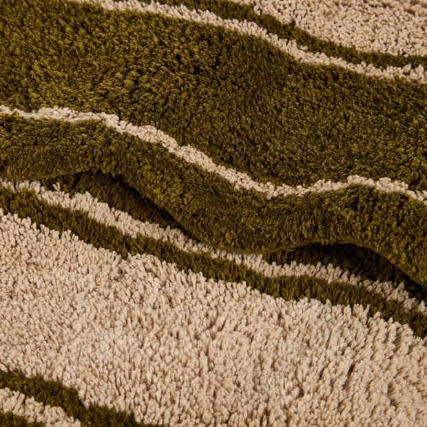 Botanica Textured Bath Mat - Avocado