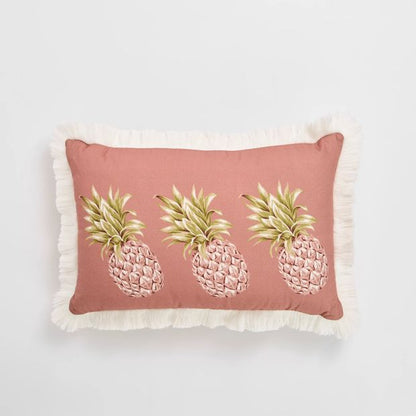 Kalina Cotton Pineapple Breakfast Cushion - Mocha