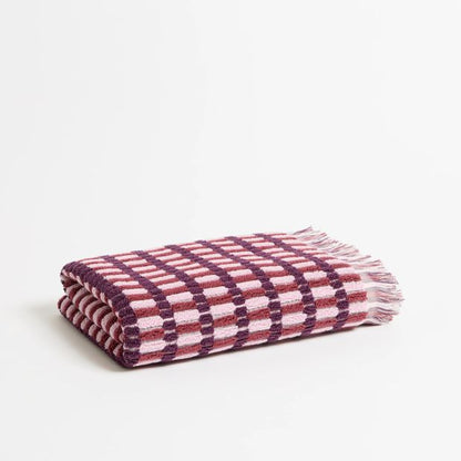 Bonnie Australian Cotton Popcorn Bath Towel - Ruby