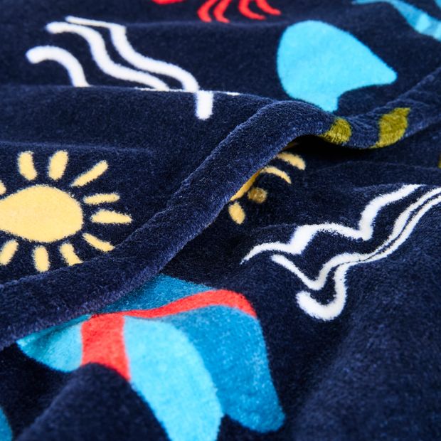 Kids Costa Printed Velour Australian Cotton Beach Towel