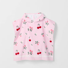 Kids Cherry Australian Cotton Hooded Beach Towel