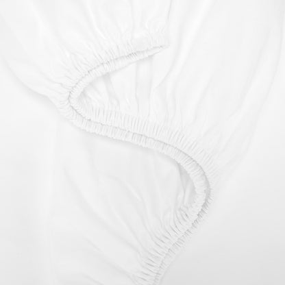 500 Thread Count Australian Grown Cotton Sheet Set - Double Bed, White