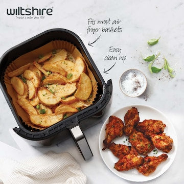 Wiltshire Air Fryer Liners 20cm Square 50 pack