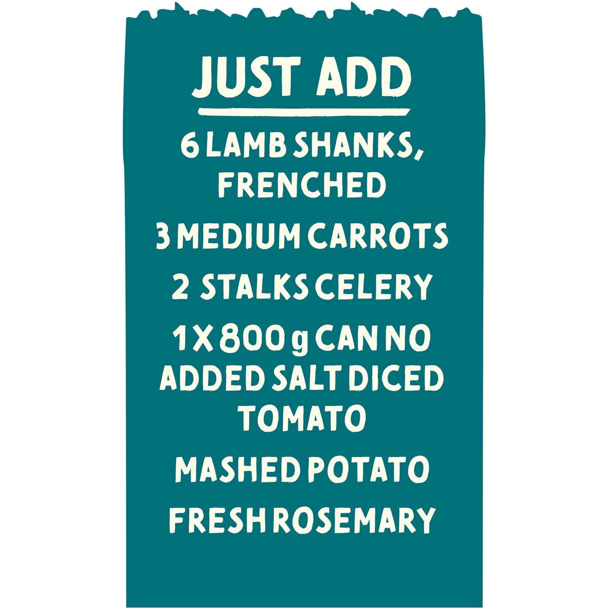 McCormick Slow Cooker Garlic & Herb Lamb Shanks Recipe Base 40g