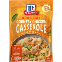 McCormick Slow Cooker Country Chicken Casserole Recipe Base 40g