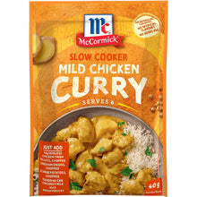 McCormick Slow Cooker Mild Chicken Curry Recipe Base 40g