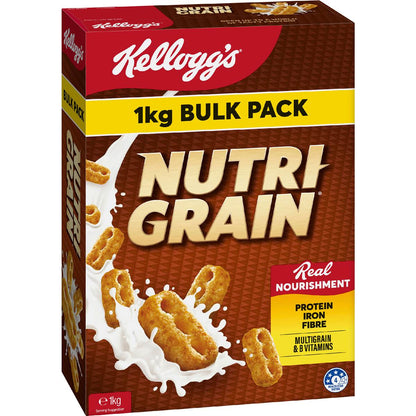 Kellogg's Nutri Grain Protein Breakfast Cereal Bulk Pack 1kg