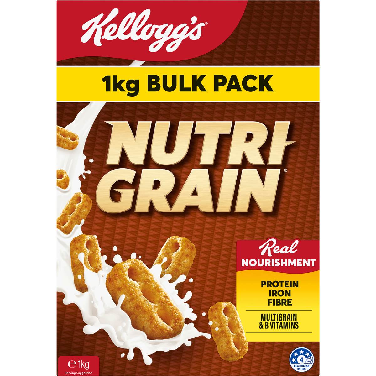 Kellogg's Nutri Grain Protein Breakfast Cereal Bulk Pack 1kg