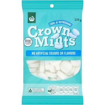 Woolworths Crown Mints 225g