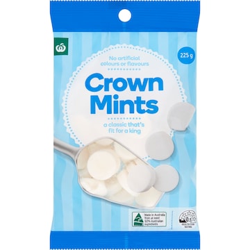 Woolworths Crown Mints 225g