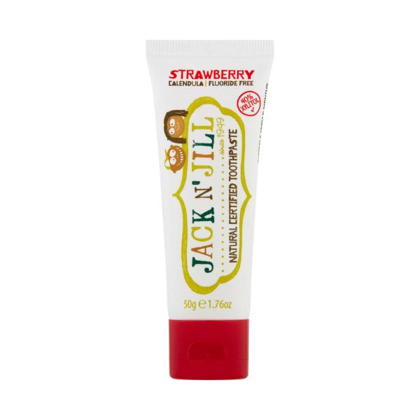 JACK N' JILL TOOTHPASTE NATURAL STRAWBERRY 50GRAM