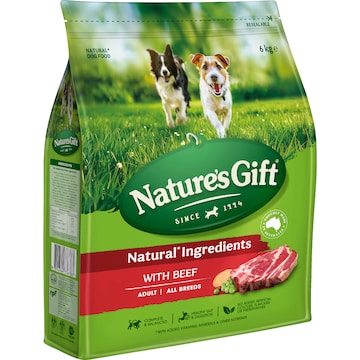 Nature's Gift Adult Dry Dog Food With Beef 6kg