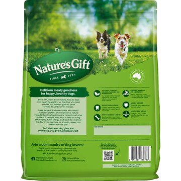 Nature's Gift Adult Dry Dog Food With Beef 6kg
