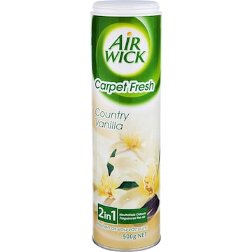 Air Wick Country Vanilla Carpet Deodoriser & Freshener 500g