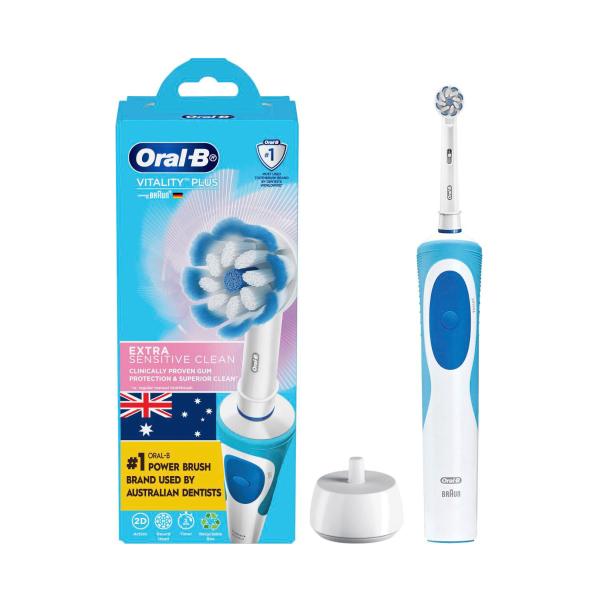 ORAL B VITALITY EXTRA SENSITIVE CLEAN ELECTRIC TOOTHBRUSH 1 PACK