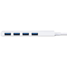 Bonelk Long-Life USB-A to 4 Port USB 3.0 Slim Hub (White)