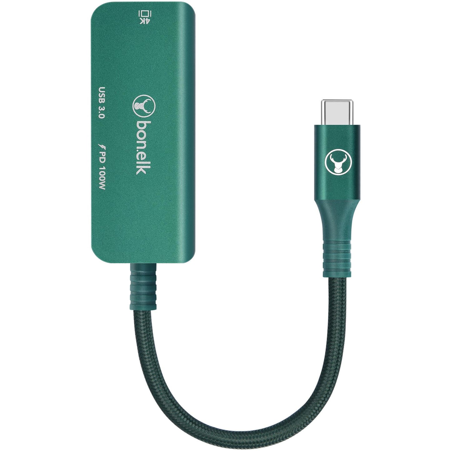 Bonelk Long-Life USB-C 3 in 1 Multiport Hub (Green)