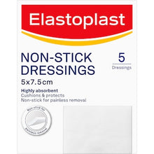 Elastoplast Non Stick Wound Pad Dressings 5 pack