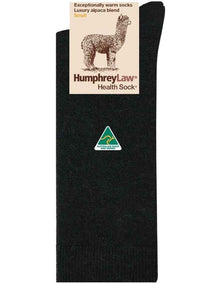Alpaca Health Over The Calf Socks in Black