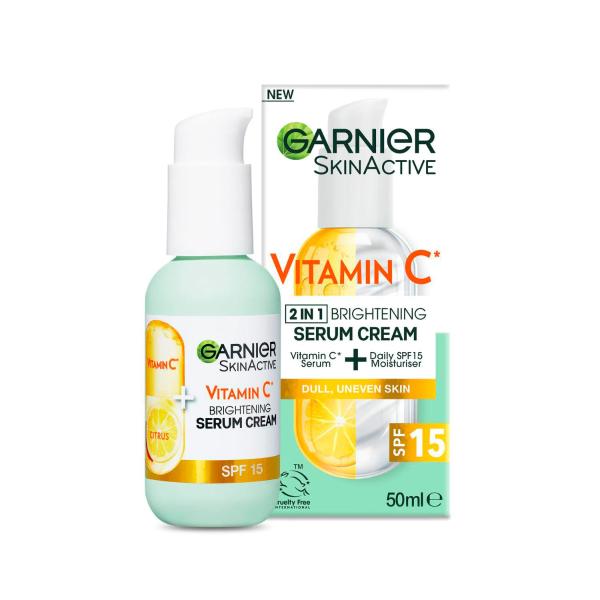 GARNIER VITAMIN C BRIGHTENING SERUM CREAM SPF15 50ML
